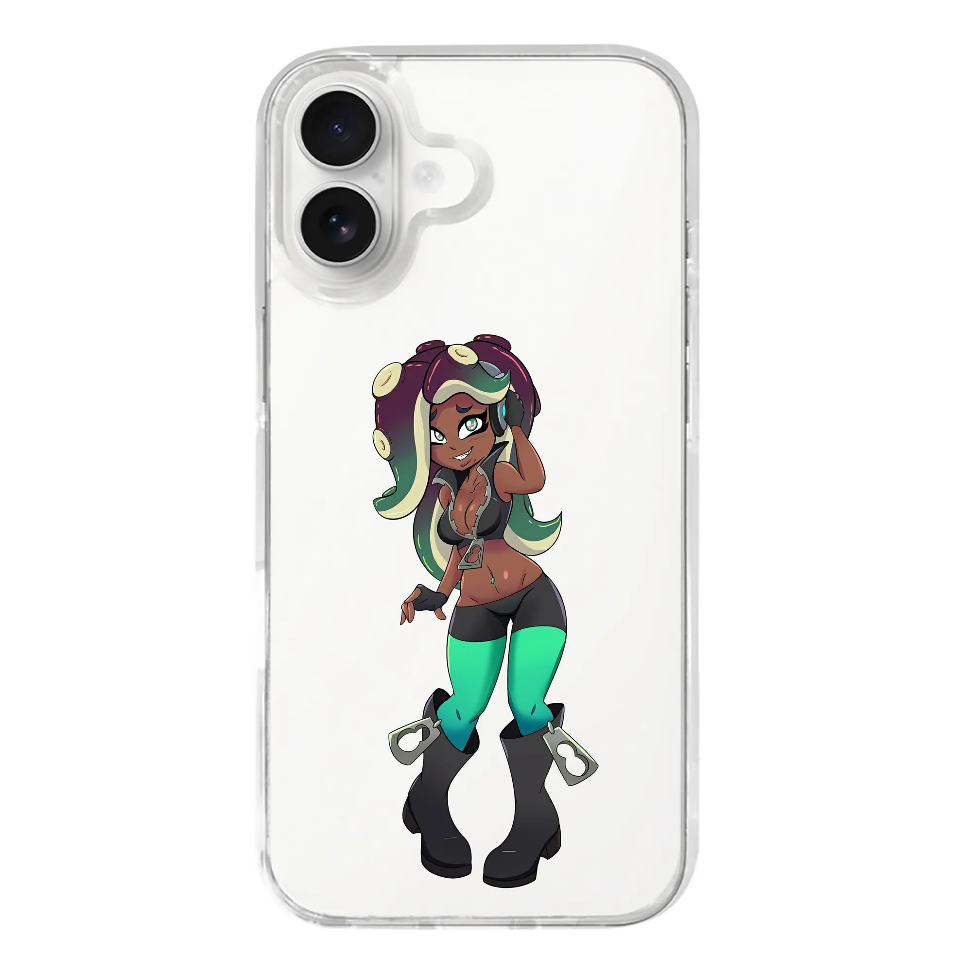 スプラトゥーン グッズ,イイダ - iPhone 17シリーズ 透明スマホケース – 薄型・耐衝撃・精密フィット保護カバー